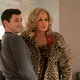 Michael Urie and Jennifer Coolidge in Single All The Way